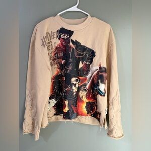 BKYS men's "love at first bite " rare sweatshirt size small